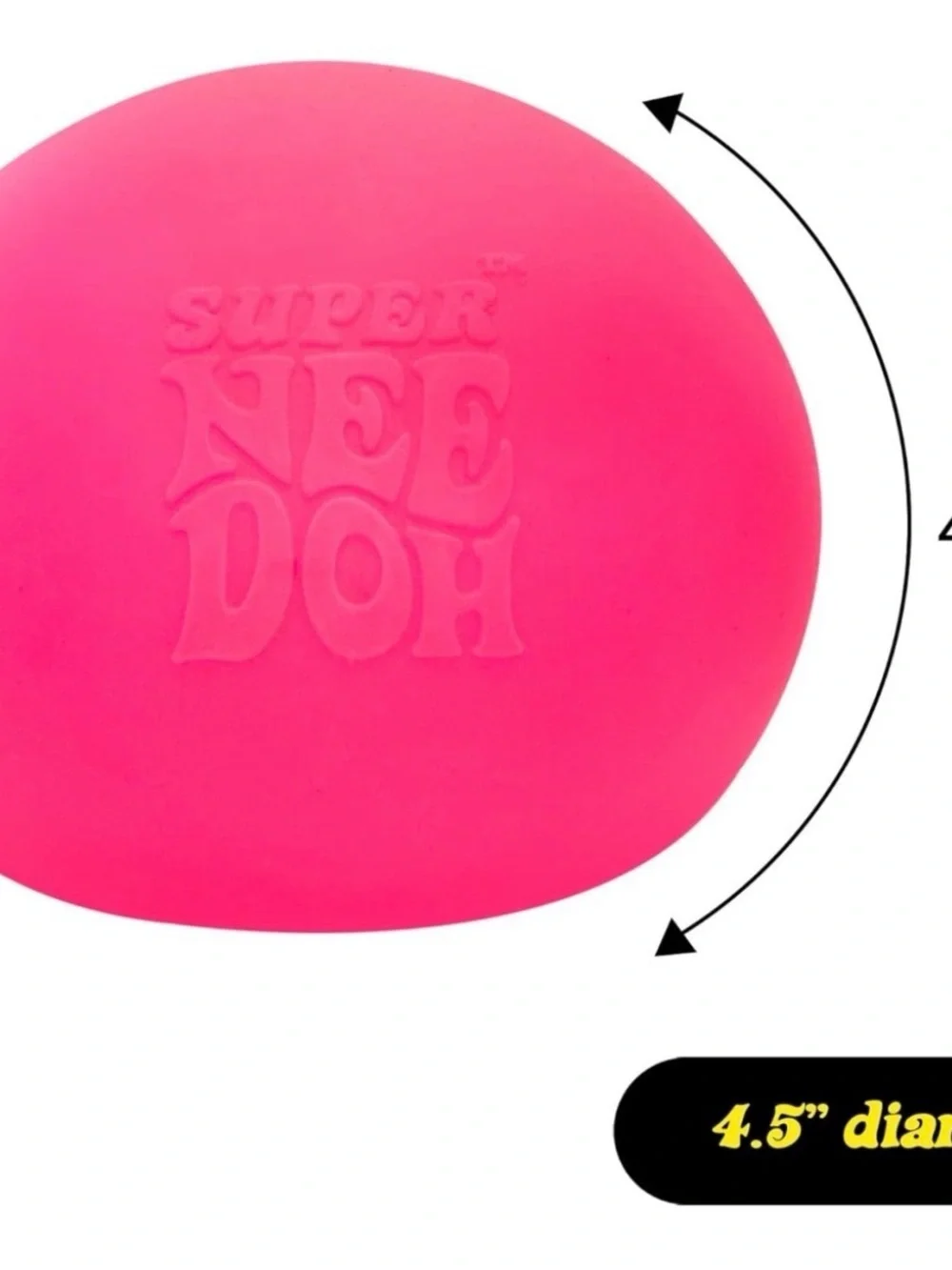 Nee Doh The Groovy Glob Sensory Squishy Ball - Pink
